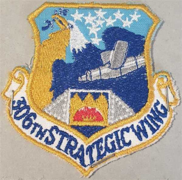 USA Patch Ärmelabzeichen USAF Air Force 306th Strategic Wing Badge Uniform