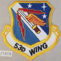 USA Patch Ärmelabzeichen USAF Air Force 53rd Wing...