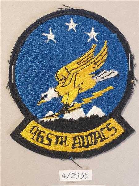 USA Patch Ärmelabzeichen USAF Air Force 965th AWACS Squadron