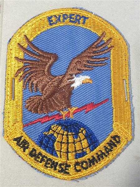 USA Patch Ärmelabzeichen USAF Air Force Air Defense Command Expert Badge