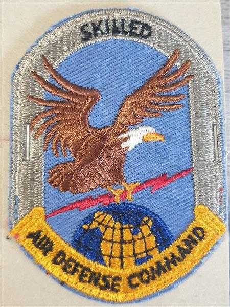 USA Patch Ärmelabzeichen USAF Air Force Air Defense Command Skilled Badge