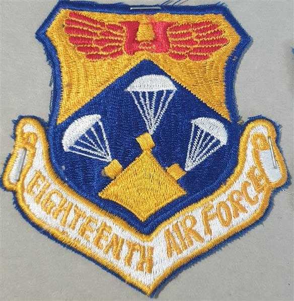 USA Patch Ärmelabzeichen USAF Air Force Eigtheenth 18th Air Force Uniform Badge