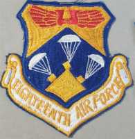 USA Patch Ärmelabzeichen USAF Air Force Eigtheenth...