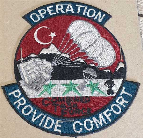 USA Patch Ärmelabzeichen USAF Air Force Operation Provice Comfort Com Task Force