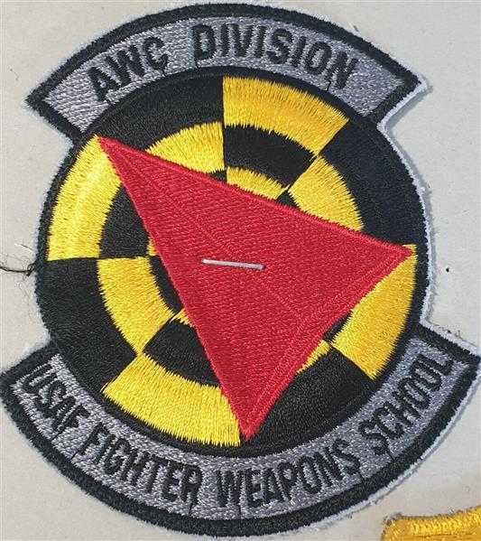 USA Patch Ärmelabzeichen USAF Air Force USAF AWC Division Fighter Weapons School