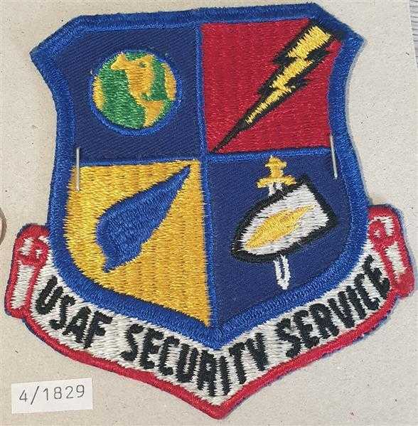 USA Patch Ärmelabzeichen USAF Air Force USAF Security Service Badge