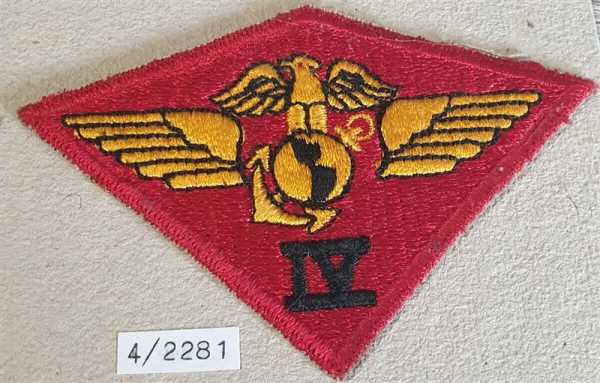 USA Patch Ärmelabzeichen USMC Marine Corps 4th Marine Air Wing