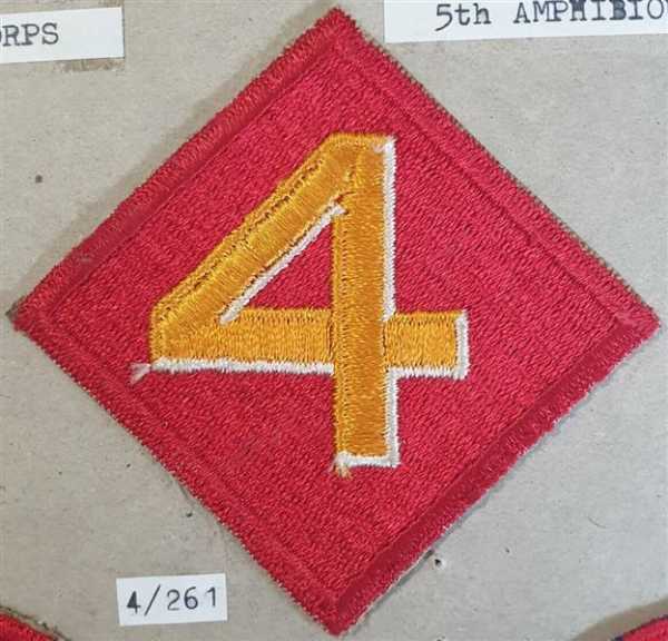 USA Patch Ärmelabzeichen USMC Marine Corps 4th Marine Division