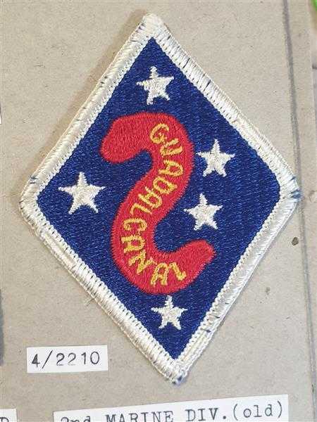 USA Patch Ärmelabzeichen USMC Marine Corps Marine 2nd Marine Division old Form