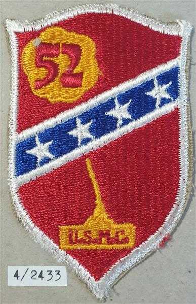 USA Patch Ärmelabzeichen USMC Marine Corps Marine 52nd Defense Battailon