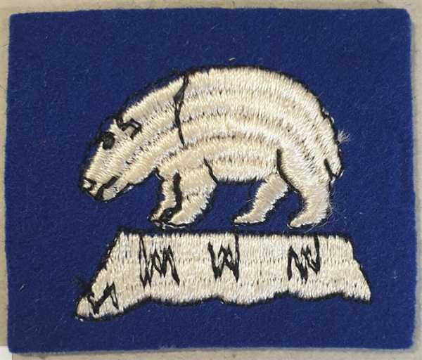 USA Patch Ärmelabzeichen USMC Marine Corps Marine Detachment Iceland Wool Wolle