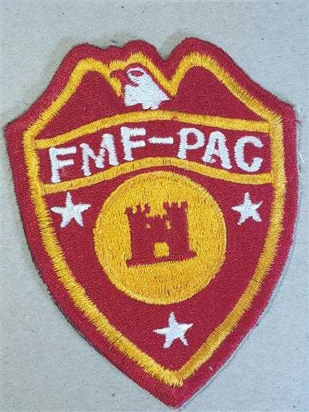 USA Patch Ärmelabzeichen USMC Marine Corps Marine FMF Pacific Engineer Battailon