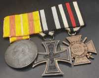 3er Ordensspange Baden Eiserne Kreuz Verdienstmedaille...