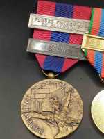 3er Spange Einsatzmedaille Operation EX-Yougoslavie Medaille Francaise Defense