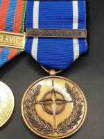 3er Spange Einsatzmedaille Operation EX-Yougoslavie Medaille Francaise Defense