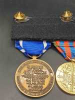 3er Spange Einsatzmedaille Operation EX-Yougoslavie Medaille Francaise Defense