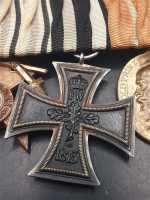 4er Ordensspange Bayern Eiserne Kreuz Militärverdienstkreuz Kyffhäuser LUITPOLD