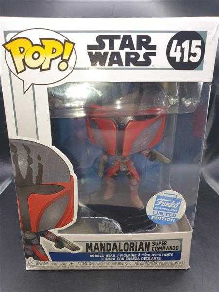 FUNKO POP! Disney Star Wars Mandalorian Super Commando Limited Edition 415