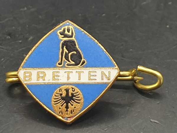 Alte ADAC Mitgliedsabzeichen Bretten Ehrennadel Orden Hund