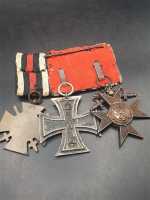 Bayern 3er Ordensspange Eiserne Kreuz Militärverdienstkreuz Fek Militaria