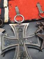 Bayern 3er Ordensspange Eiserne Kreuz Militärverdienstkreuz Fek Militaria