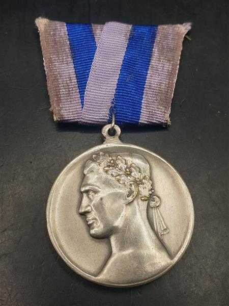 Einzelstück Olympia Medaille 1. Sieger Speerwurf Preussen 1924 Orden Sport