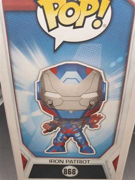 FUNKO POP! Marvel Avengers Endgame Iron Patriot Exclusive Bobble-Head Wackel 868