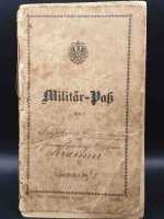 Militärpass 1875-1885 2. Garde Regiment zu Fuß...