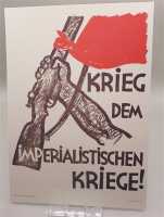 Postkarte AK Ansichtskarte Krieg dem Imperialistischen Kriege Fuk Widerstand DDR