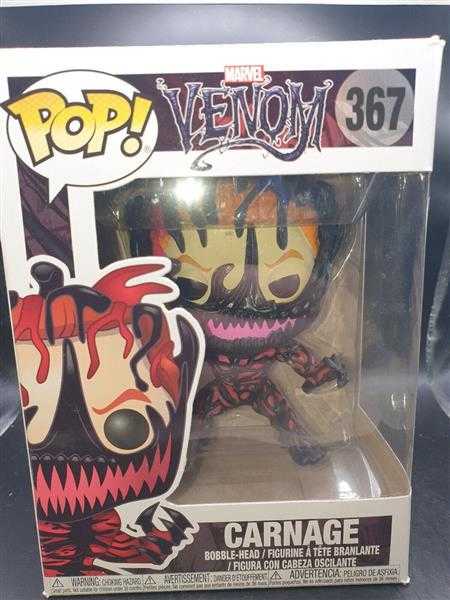 FUNKO POP! Marvel Carnage 367 Venom Wackelkopf Bobble-Head