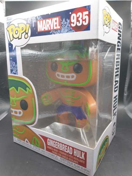 FUNKO POP! MARVEL Gingerbread Hulk 935 Bobble-Head Lebkuchen Wackelkopf