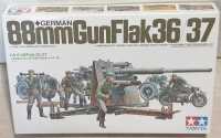 Tamiya 35017 88mm Gun Flak 36/37 + Zündapp KS750 +...