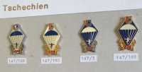 4x Tschechien Czech Spezieleinheit Patch Parachute...