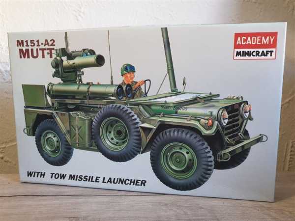 Academy 1325 M151-A2 MUTT + Missile Luncher US Army  Militär 1:35 Modellbausatz