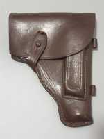 Alte Pistolentaschen Waffenholster Leder 1970 mit...