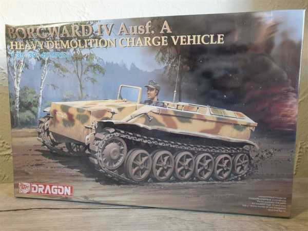 Dragon 6101 Borgward IV Ausf. A Heavy Demolition Veh. Militär 1:35 Modellbausatz