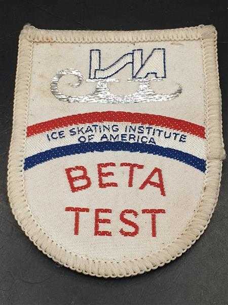 ISIA Ice Skating Institute of America BETA TEST Eislaufen Patch Abzeichen