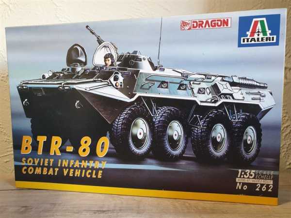 Italeri 262 BTR-80 Soviet Infantry Combat Vehicle Militär 1:35 Modellbausatz