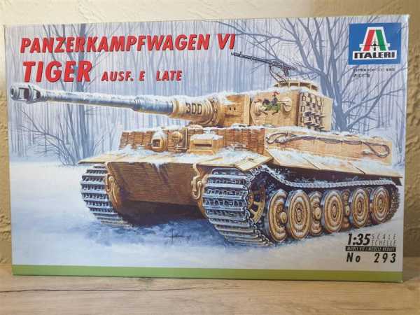 Italeri 293 Panzerkampfwagen VI TIGER Ausf. E Late Militär 1:35 Modellbausatz