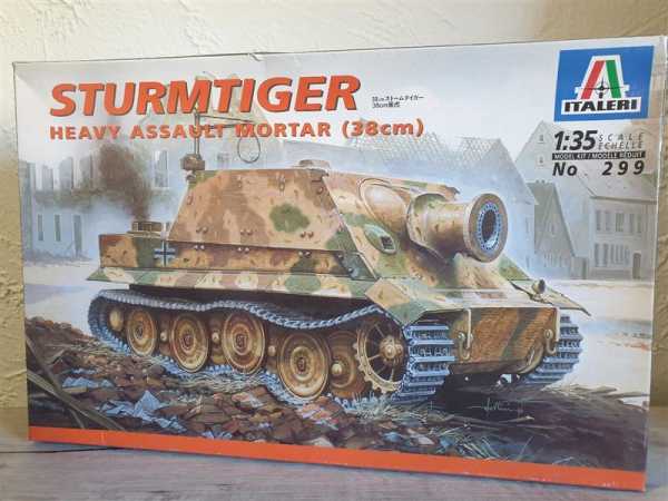 Italeri 299 Sturmtiger Heavy Assault Mortar Panzer 38cm 1:35 Modellbausatz RAR