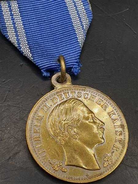 Medaille Orden Wilhelm II Deutscher Kaiser Manöver 1895 Abzeichen