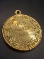 Orden Medaille Albert König von Sachsen 1870...