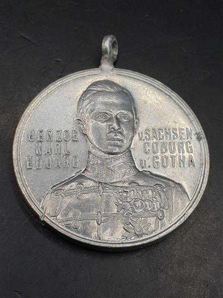 Orden Medaille Herzog Karl Eduard Sachsen Coburg Gotha Regierungsantritt 1905