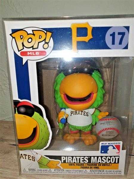 FUNKO POP! P 17 Pirates Mascot Baseball MLB Mascots Pittsburgh PROTECTOR