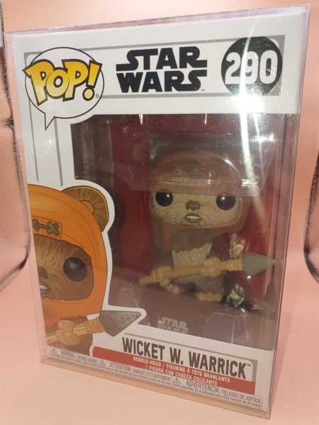 FUNKO POP! Star Wars Wicket W. Warrick 290 Bobble-Head Wackelkopf +PROTECTOR