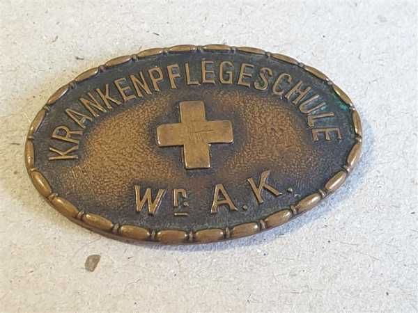 Österreich Austria Wiener Allgem. Krankenhaus Krankenpflegeschule Orden Bronze