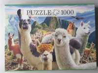 Puzzle 1000 Machu Picchu Lamas - OVP - Sealed NEU! RAR