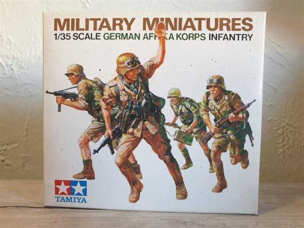 Tamiya 3508 German Afrika Korps Infantry Wehrmacht 1:35 Modellbausatz