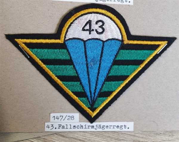 Tschechien Czech Spezieleinheit Patch Fallschirmjäger 43. Battalion Division