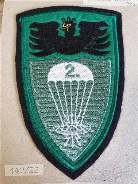 Tschechien Czech Spezieleinheit Patch Parachute Fallschirmjäger 2 Para Battl. Ka